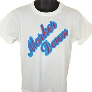 Vintage Marker Down Bar T Shirt Mens Size Medium 80s Las Vegas Made In USA